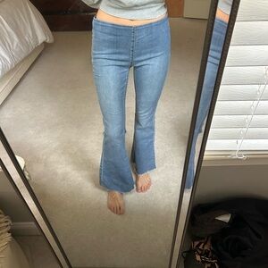 Free People Light Blue Boot Cut Jeans
